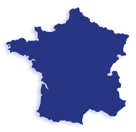 Carte de France de localisation SKV